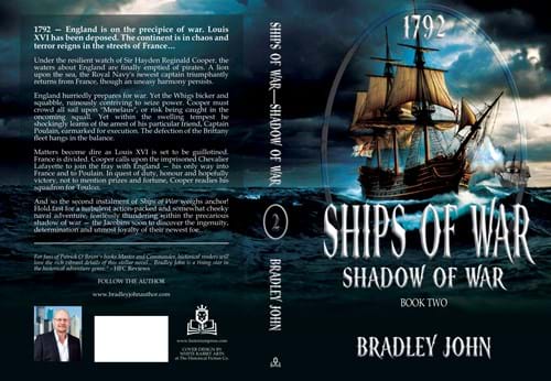 Ships of War — Murky Waters. A naval adventure fiction series by Bradley John (published by the Historical Fiction Company Historium Press), in the genre of Patrick O'Brian's Master and Commander (film by Peter Weir) & the Hornblower series by C.S. Forester